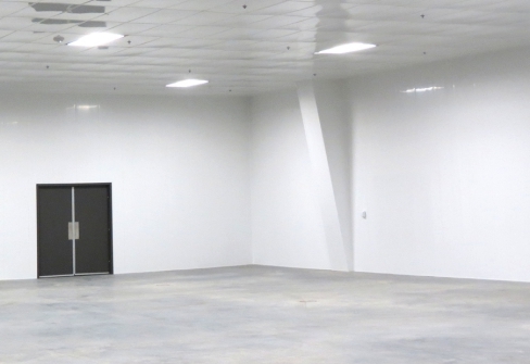 PVC Suspended Ceiling Panels and Wall Panels by Extrutech Plastics provide Bright Clean Room
