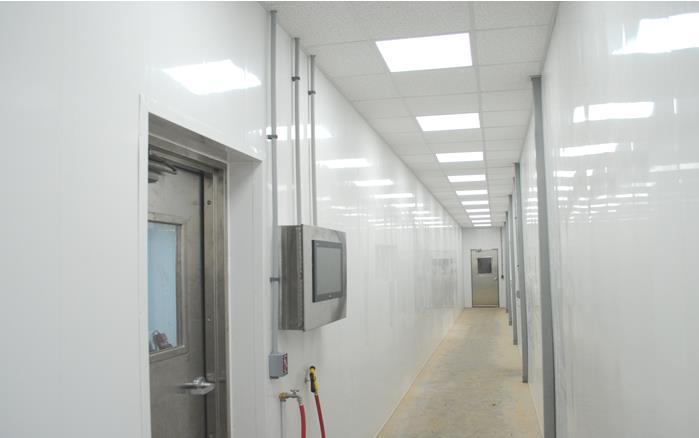 Glossy White PVC Wall and Ceiling Panels from Extrutech Plastics Inc. (EPI) used in an Agricultural Business