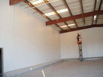 Wall Panel installation of Extrutech Panels
