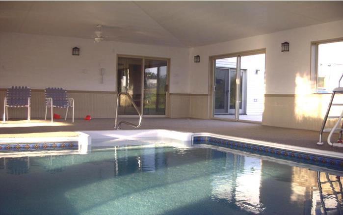 Indoor Swimming Pool using Extrutech Panels on the Ceiling