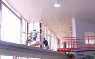 80 Cow Rotary Milking Parlor with Extrutech Panels on Walls and Ceiling