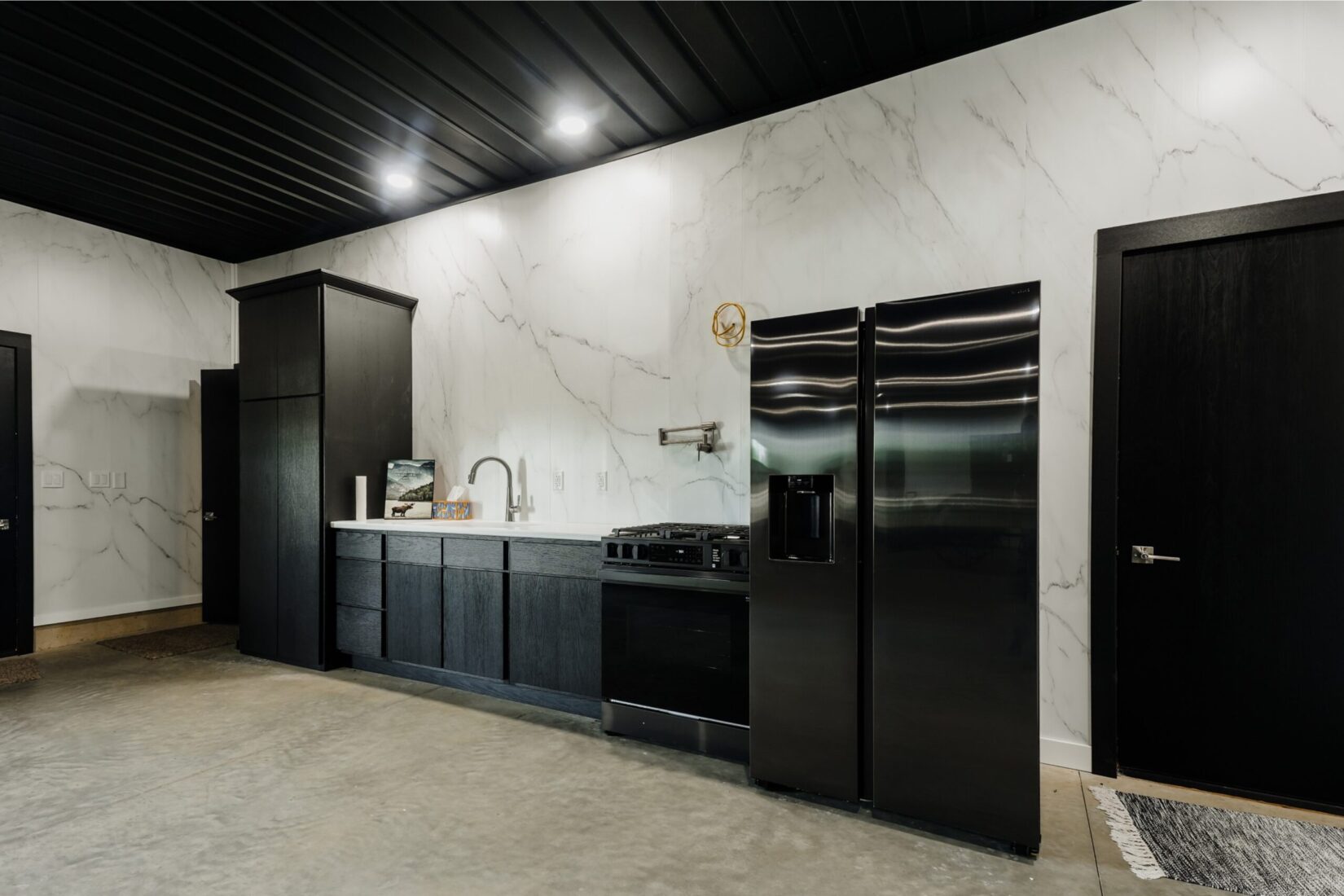 Stone Faux Panels in Kitchen App