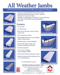 Extrutech Solid PVC Door Frames