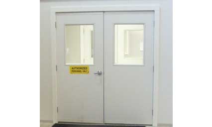 Double Door with 22 x30 Windows