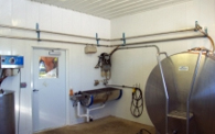 P2400-24 Panels on interior Milk House Walls