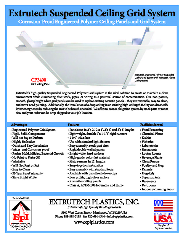 Extrutech Suspended Ceiling Grid System