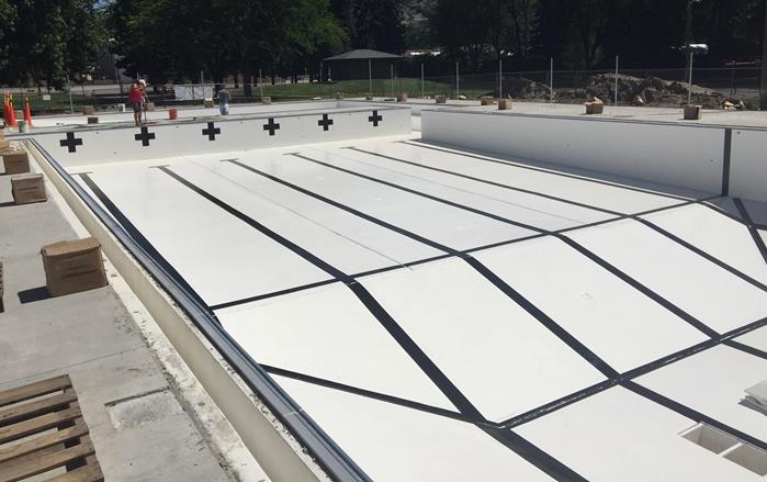 Outdoor Pool using Extrutech FORM System