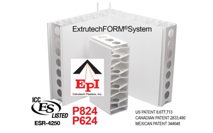 Extrutech FORM Wall Panels are a pre-finished, stay-in-place concrete FORM for use in a structural wall system.