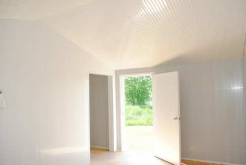 Extrutech FORM Panel Cabin - Back Door, Interior View