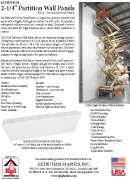 Extrutech 2 1/4inch Partition Wall
