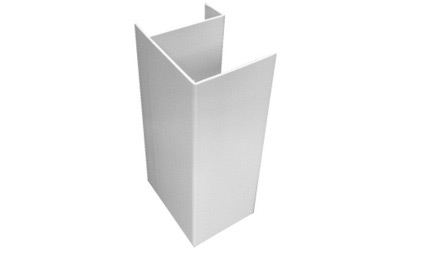 2 1/4” Slip-on Outside Corner - P0226