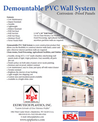 Extrutech Demountable Wall System