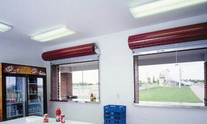 Glossy White PVC Wall & Ceiling Panels from Extrutech Plastics Inc. (EPI) used in a Classic Concession Stand