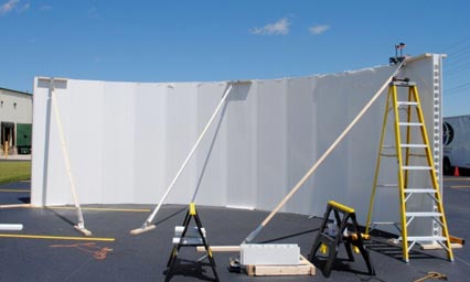 2' Wide Panels Snap Together for Quick Installation