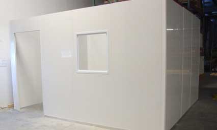 In-Plant Office - Door and Window Installation