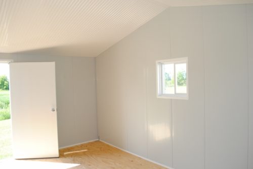 Extrutech FORM Panel Cabin - Back, Right Side Interior View