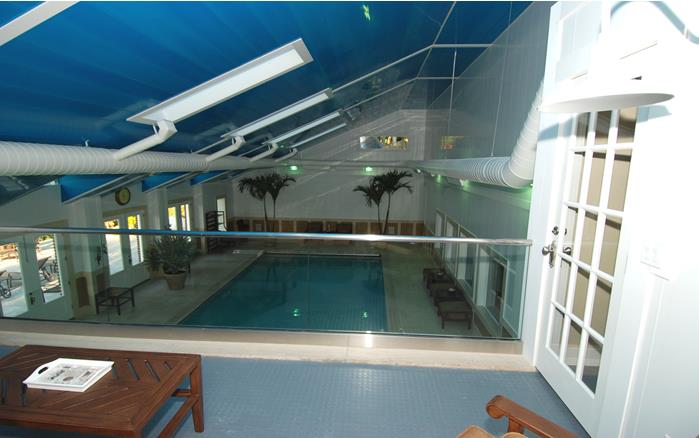 Indoor Swimming Pool using Extrutech Panels on the Ceiling