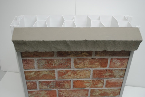 Extrutech Exterior Brick Top