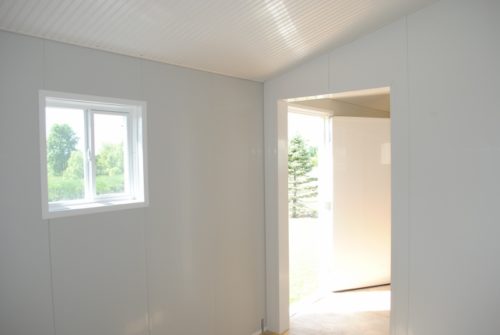 Extrutech FORM Panel Cabin - Back, Interior View