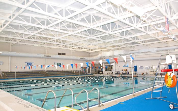 Indoor Swimming Pool using Extrutech Panels on the Ceiling